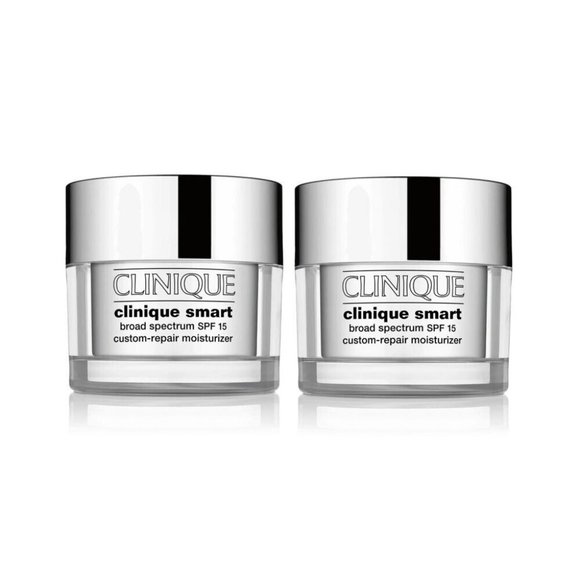 Clinique Other - CLINIQUE Smart SPF 15 Custom-Repair Moisturizer Dry Combo 1.7oz each Bundle of 2